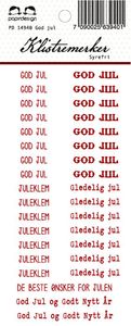 Hovedbilde Stickers God Jul (6)