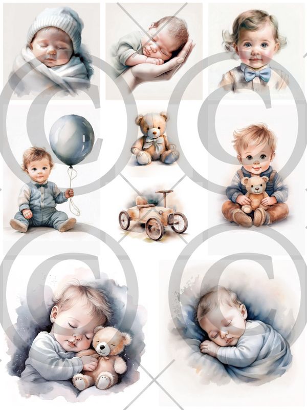 PD 01453 Babygutt (25 motivark)