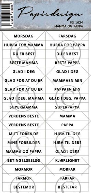Hovedbilde PD 1624 Morsdag og farsdag ( ...