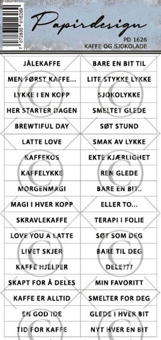 Hovedbilde PD 1626 Kaffe og sjokolade ( ...